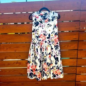 French Connection floral dress. Worn once. Size 12.